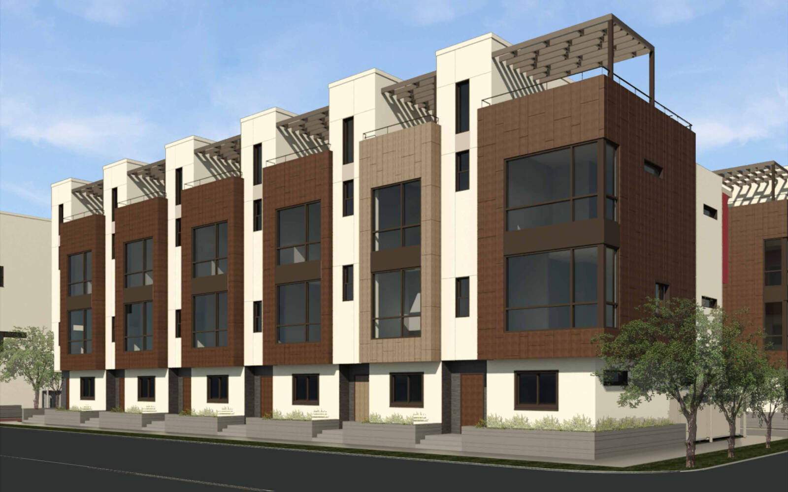 The Arlington St. Pete New Construction Urban Townhomes from the 290