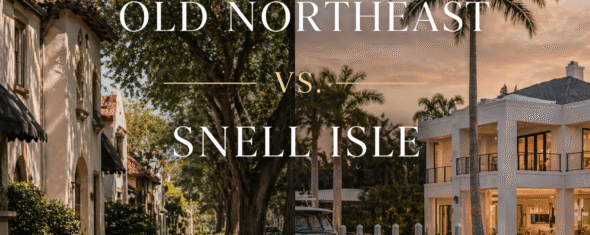 Old Northeast vs Snell Isle neighborhood comparison St Petersburg Florida