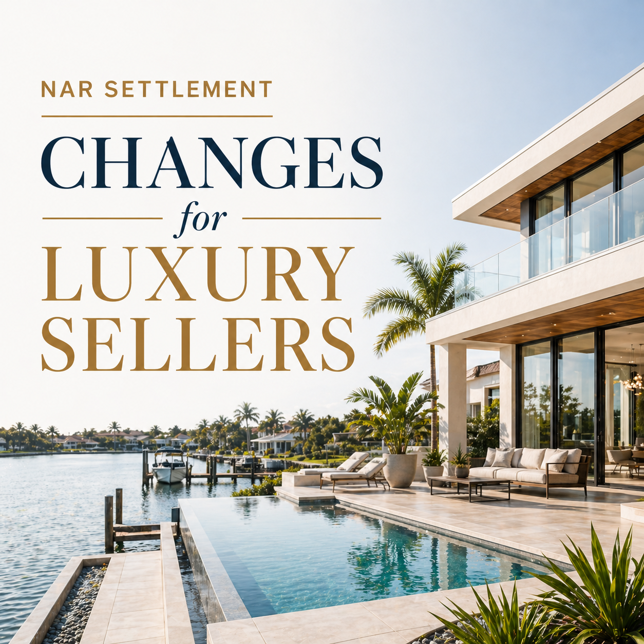 Florida luxury real estate commission changes — Gulf Coast waterfront home