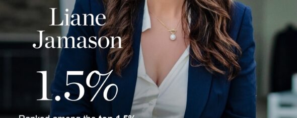 Liane Jamason named by RealTrends in the Top 1.5% of Real Estate Professionals Nationwide