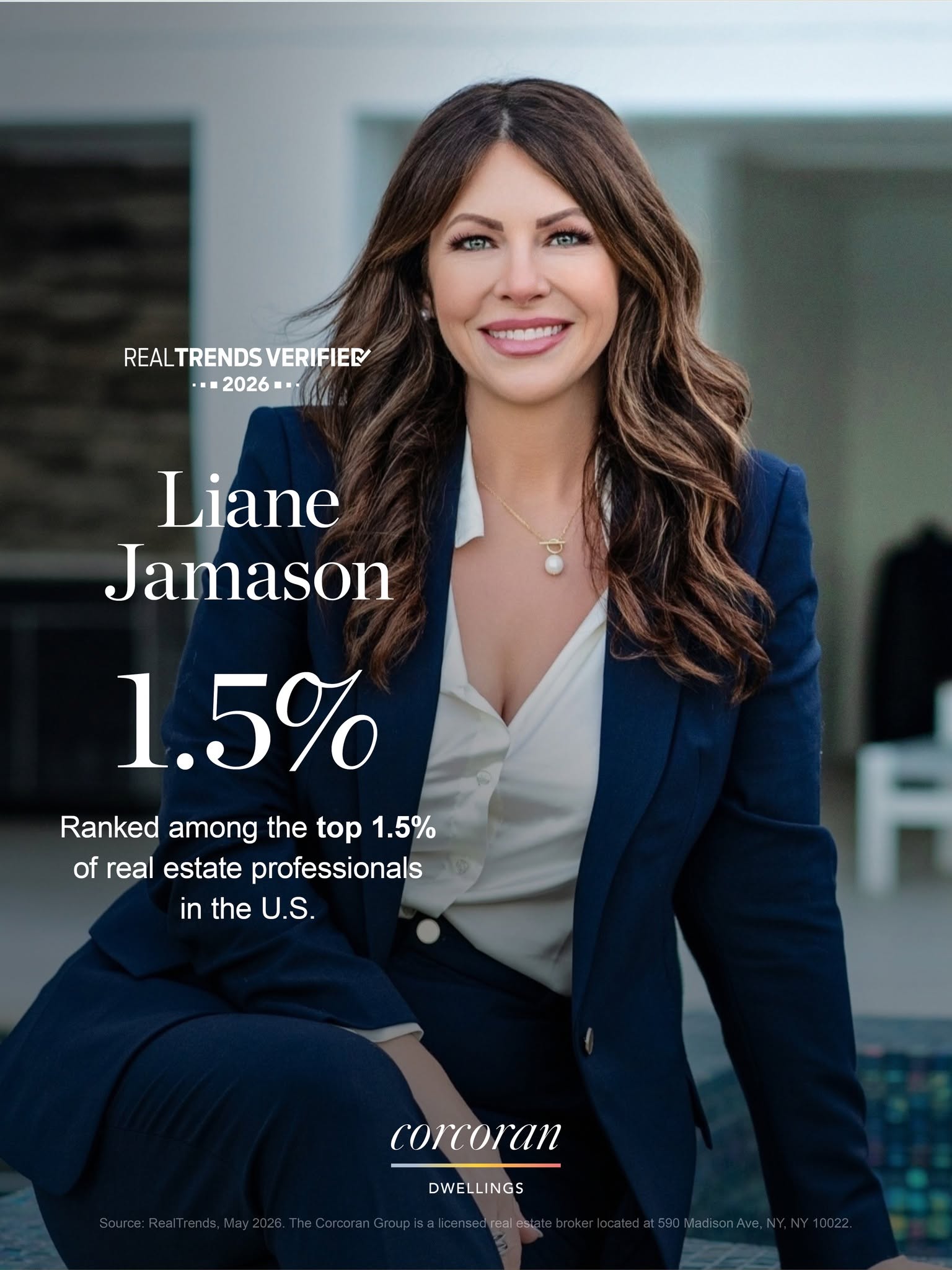 Liane Jamason named by RealTrends in the Top 1.5% of Real Estate Professionals Nationwide