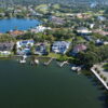 Waterfront home with private dock and boat lift on a St. Petersburg canal