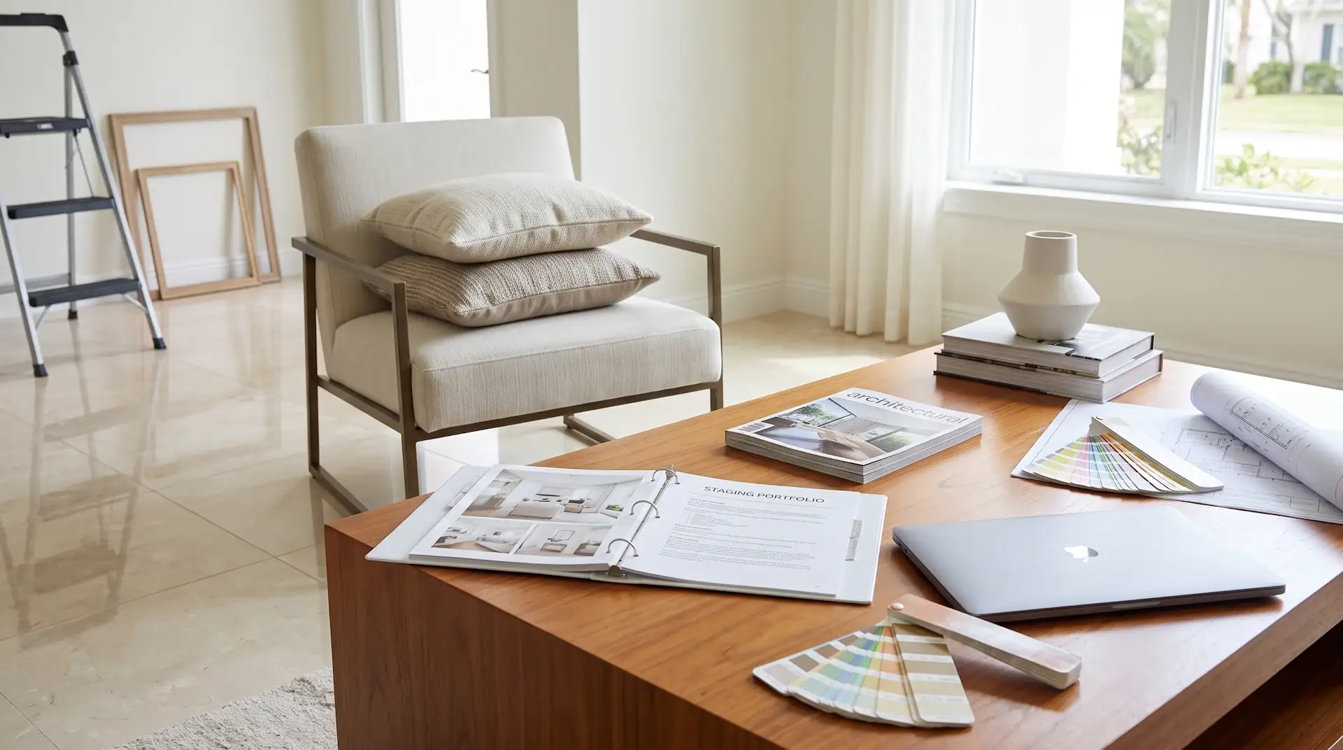 Home staging guidance session in St. Petersburg, Florida with Liane Jamason and her team